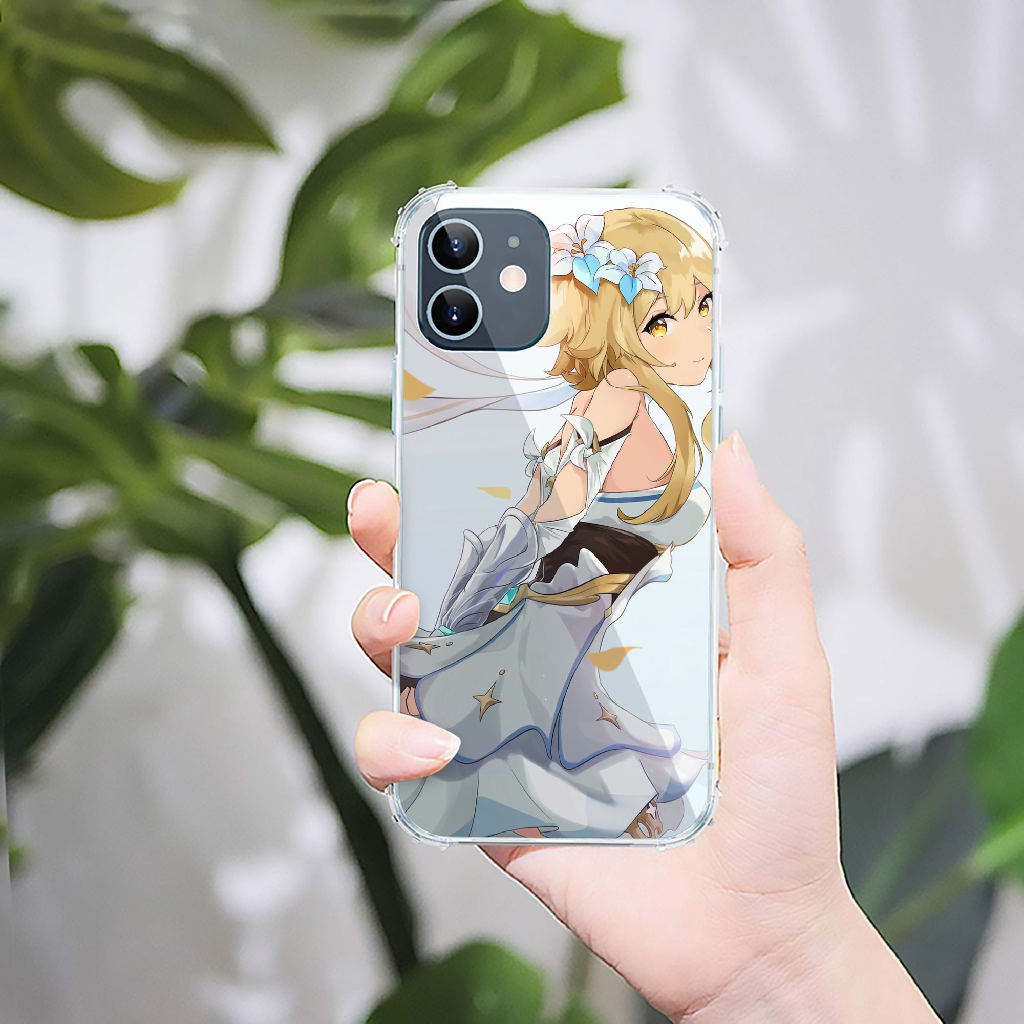げんし神 genshin 【iPhone 12シリーズ対応】透明スマホケース（クリアソフトケース）